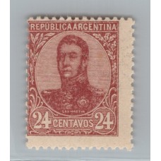 ARGENTINA 1908 GJ 285 ESTAMPILLA NUEVA CON GOMA U$ 4,50